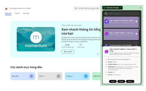 Extension manager from Chrome web store to be run with OffiDocs Chromium online Extension manager from Chrome web store to be run with OffiDocs Chromium online