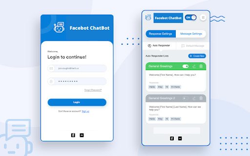 Facebot Chatbot from Chrome web store to be run with OffiDocs Chromium online Facebot Chatbot from Chrome web store to be run with OffiDocs Chromium online