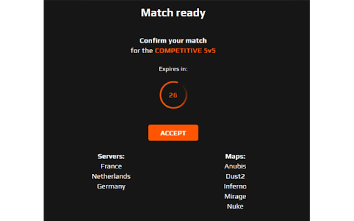 FACEIT CS2 Predictor from Chrome web store to be run with OffiDocs Chromium online FACEIT CS2 Predictor from Chrome web store to be run with OffiDocs Chromium online