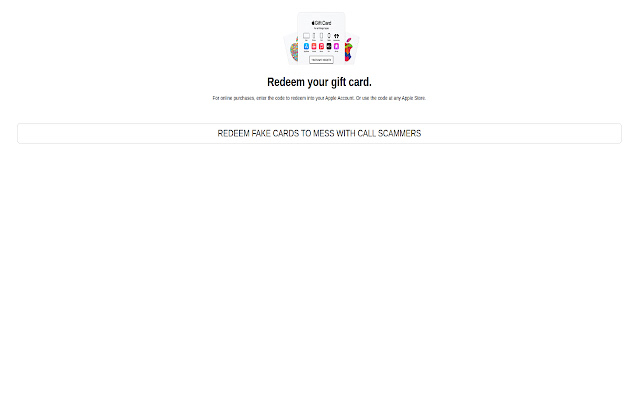 Fake Redemption from Chrome web store to be run with OffiDocs Chromium online Fake Redemption from Chrome web store to be run with OffiDocs Chromium online