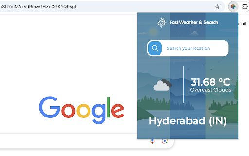Fast Weather Search from Chrome web store to be run with OffiDocs Chromium online Fast Weather Search from Chrome web store to be run with OffiDocs Chromium online