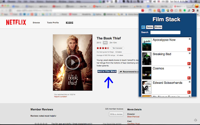 Film Stack from Chrome web store to be run with OffiDocs Chromium online Film Stack from Chrome web store to be run with OffiDocs Chromium online