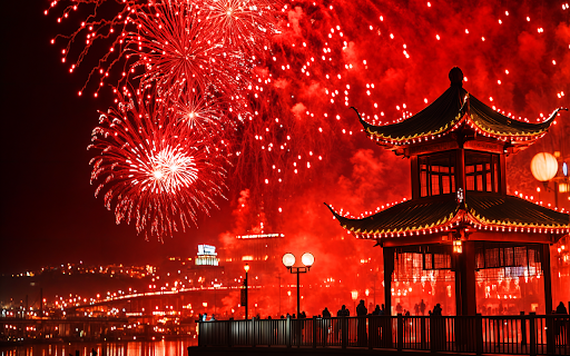 Fireworks by the river from Chrome web store to be run with OffiDocs Chromium online Fireworks by the river from Chrome web store to be run with OffiDocs Chromium online