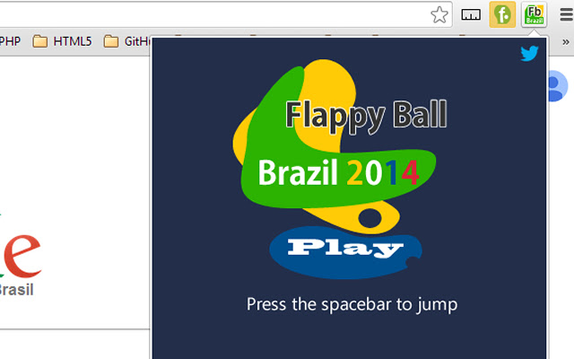 Flappy Ball Brazil from Chrome web store to be run with OffiDocs Chromium online Flappy Ball Brazil from Chrome web store to be run with OffiDocs Chromium online
