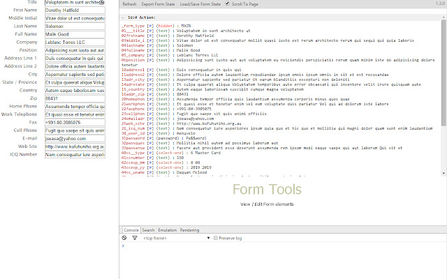 Form Tools from Chrome web store to be run with OffiDocs Chromium online Form Tools from Chrome web store to be run with OffiDocs Chromium online
