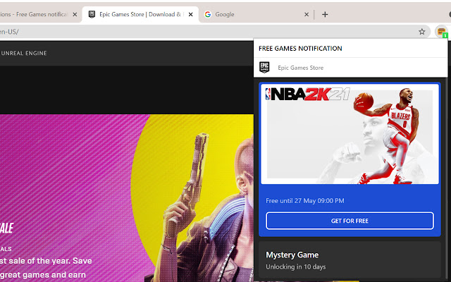 Free Games notification from Chrome web store to be run with OffiDocs Chromium online Free Games notification from Chrome web store to be run with OffiDocs Chromium online