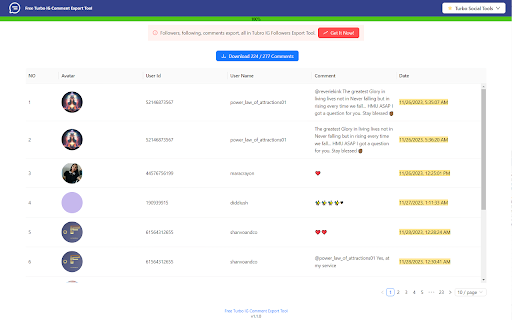 Free Turbo Comment Export Tool from Chrome web store to be run with OffiDocs Chromium online Free Turbo Comment Export Tool from Chrome web store to be run with OffiDocs Chromium online