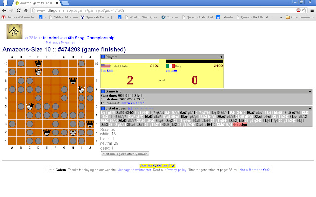 Game of Amazons (littlegolem.net) from Chrome web store to be run with OffiDocs Chromium online Game of Amazons (littlegolem.net) from Chrome web store to be run with OffiDocs Chromium online