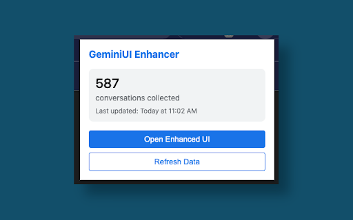 GeminiUI Enhancer from Chrome web store to be run with OffiDocs Chromium online GeminiUI Enhancer from Chrome web store to be run with OffiDocs Chromium online