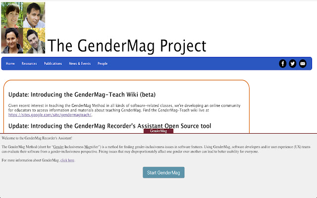GenderMag Recorders Assistant from Chrome web store to be run with OffiDocs Chromium online GenderMag Recorders Assistant from Chrome web store to be run with OffiDocs Chromium online