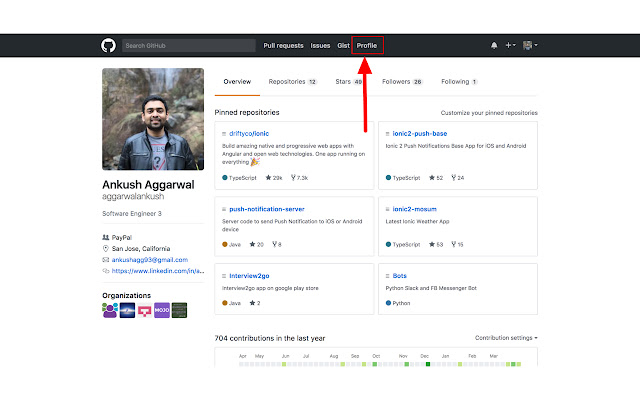 Github Profile Shortcut from Chrome web store to be run with OffiDocs Chromium online Github Profile Shortcut from Chrome web store to be run with OffiDocs Chromium online