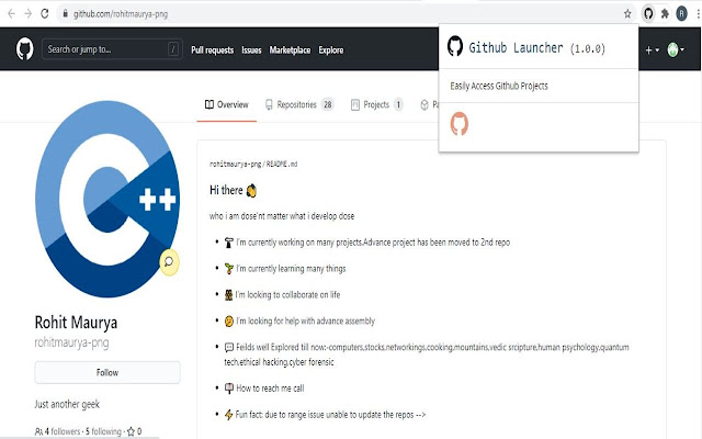 Github Project from Chrome web store to be run with OffiDocs Chromium online Github Project from Chrome web store to be run with OffiDocs Chromium online
