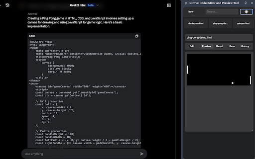 Gizmo: Code Editor and Preview Tool from Chrome web store to be run with OffiDocs Chromium online Gizmo: Code Editor and Preview Tool from Chrome web store to be run with OffiDocs Chromium online