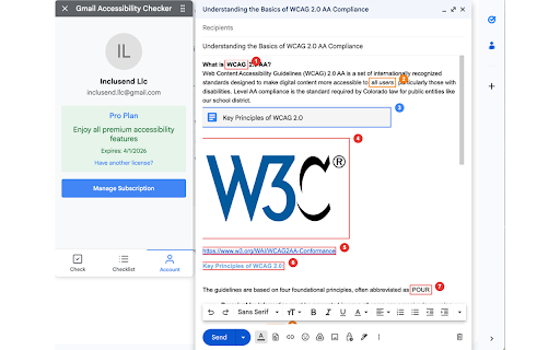 Gmail Accessibility Checker from Chrome web store to be run with OffiDocs Chromium online Gmail Accessibility Checker from Chrome web store to be run with OffiDocs Chromium online