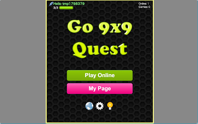 Go 9x9 Quest from Chrome web store to be run with OffiDocs Chromium online Go 9x9 Quest from Chrome web store to be run with OffiDocs Chromium online