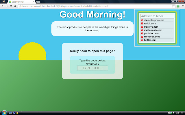 Good Morning from Chrome web store to be run with OffiDocs Chromium online Good Morning from Chrome web store to be run with OffiDocs Chromium online