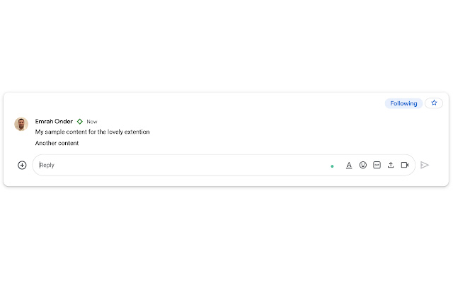 Google Chat My Favorites from Chrome web store to be run with OffiDocs Chromium online Google Chat My Favorites from Chrome web store to be run with OffiDocs Chromium online