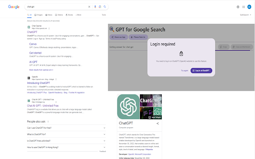 GPT for Google Search from Chrome web store to be run with OffiDocs Chromium online GPT for Google Search from Chrome web store to be run with OffiDocs Chromium online