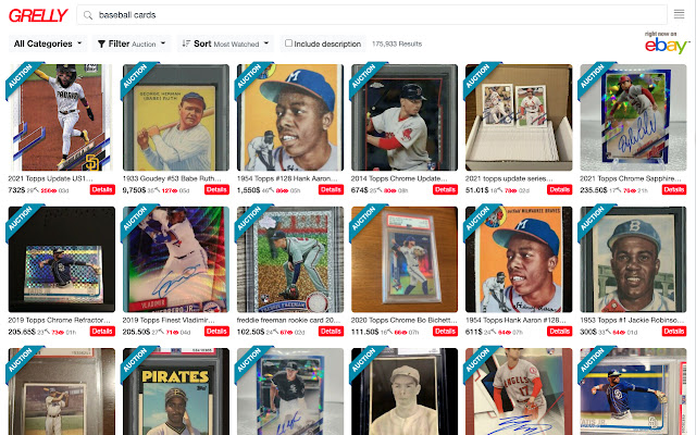 Grelly: eBay Search on Steroids from Chrome web store to be run with OffiDocs Chromium online Grelly: eBay Search on Steroids from Chrome web store to be run with OffiDocs Chromium online