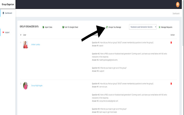 Group Organizer from Chrome web store to be run with OffiDocs Chromium online Group Organizer from Chrome web store to be run with OffiDocs Chromium online