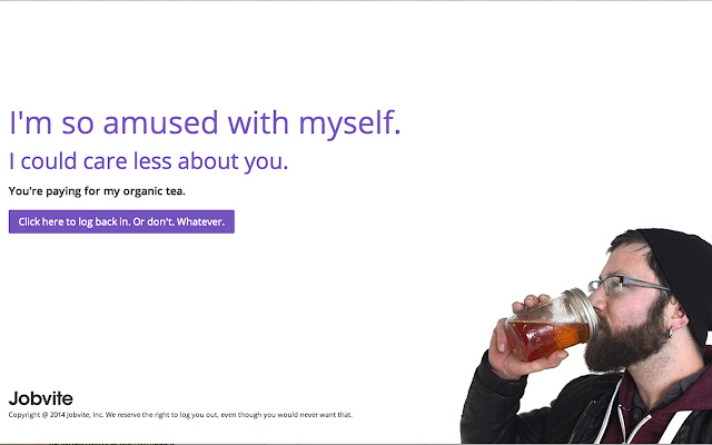 Guilt free Jobvite Timeout Page from Chrome web store to be run with OffiDocs Chromium online Guilt free Jobvite Timeout Page from Chrome web store to be run with OffiDocs Chromium online