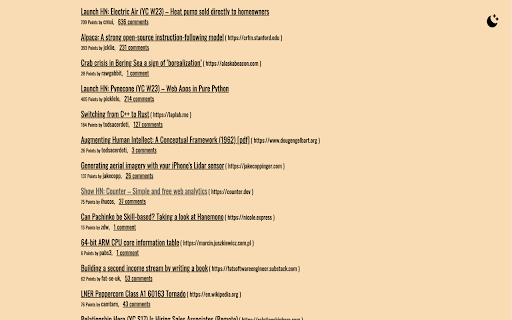 Hacker News in New Tab from Chrome web store to be run with OffiDocs Chromium online Hacker News in New Tab from Chrome web store to be run with OffiDocs Chromium online