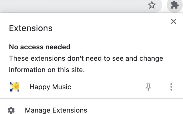 Happy Music from Chrome web store to be run with OffiDocs Chromium online Happy Music from Chrome web store to be run with OffiDocs Chromium online
