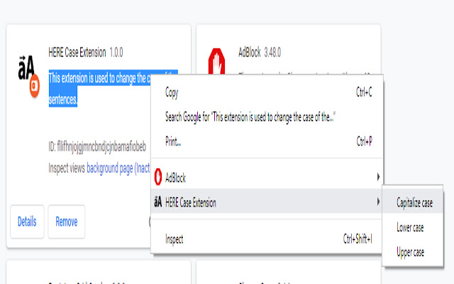 HERE Case Extension from Chrome web store to be run with OffiDocs Chromium online HERE Case Extension from Chrome web store to be run with OffiDocs Chromium online