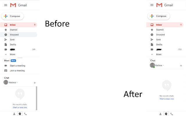 Hide Google Meet from Chrome web store to be run with OffiDocs Chromium online Hide Google Meet from Chrome web store to be run with OffiDocs Chromium online