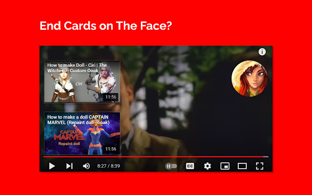 Hide YouTube End Cards from Chrome web store to be run with OffiDocs Chromium online Hide YouTube End Cards from Chrome web store to be run with OffiDocs Chromium online