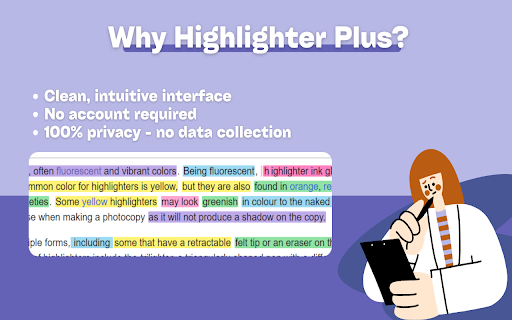 Highlighter Plus from Chrome web store to be run with OffiDocs Chromium online Highlighter Plus from Chrome web store to be run with OffiDocs Chromium online