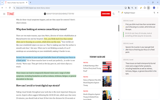 Highlight Keeper from Chrome web store to be run with OffiDocs Chromium online Highlight Keeper from Chrome web store to be run with OffiDocs Chromium online