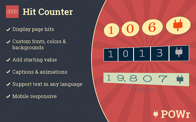 Hit Counter from Chrome web store to be run with OffiDocs Chromium online Hit Counter from Chrome web store to be run with OffiDocs Chromium online