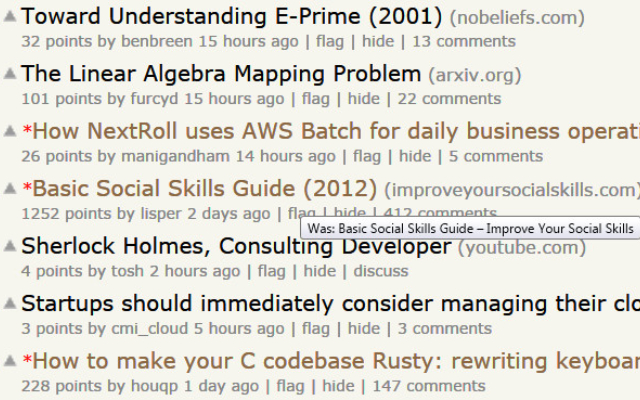 HN Titles from Chrome web store to be run with OffiDocs Chromium online HN Titles from Chrome web store to be run with OffiDocs Chromium online