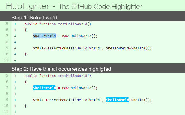 HubLighter GitHub Code Highlighter from Chrome web store to be run with OffiDocs Chromium online HubLighter GitHub Code Highlighter from Chrome web store to be run with OffiDocs Chromium online