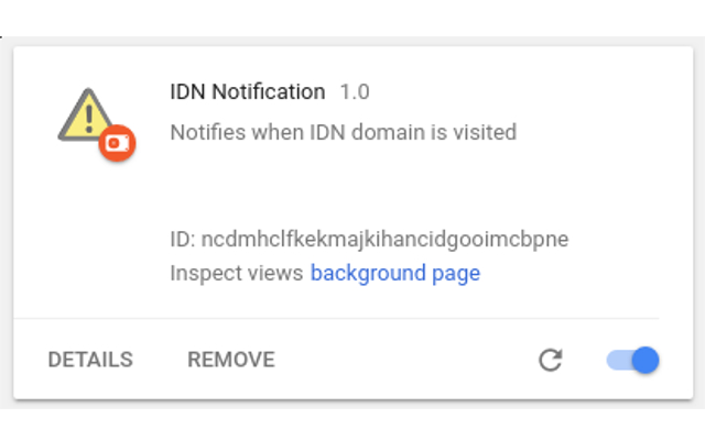IDN Notification from Chrome web store to be run with OffiDocs Chromium online IDN Notification from Chrome web store to be run with OffiDocs Chromium online