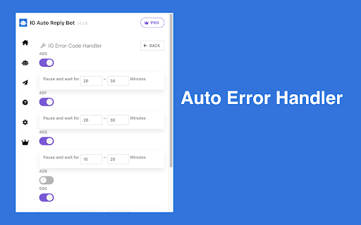IGAutoReplyBot DM Auto Reply Bot for IG from Chrome web store to be run with OffiDocs Chromium online IGAutoReplyBot DM Auto Reply Bot for IG from Chrome web store to be run with OffiDocs Chromium online