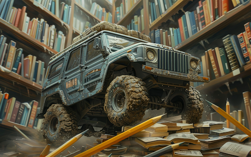 imagine off road vehicle in library book from Chrome web store to be run with OffiDocs Chromium online imagine off road vehicle in library book from Chrome web store to be run with OffiDocs Chromium online