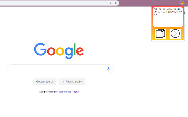 Insult Generator from Chrome web store to be run with OffiDocs Chromium online Insult Generator from Chrome web store to be run with OffiDocs Chromium online