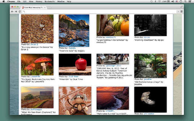Interesting Photos for Flickr, 500px from Chrome web store to be run with OffiDocs Chromium online Interesting Photos for Flickr, 500px from Chrome web store to be run with OffiDocs Chromium online