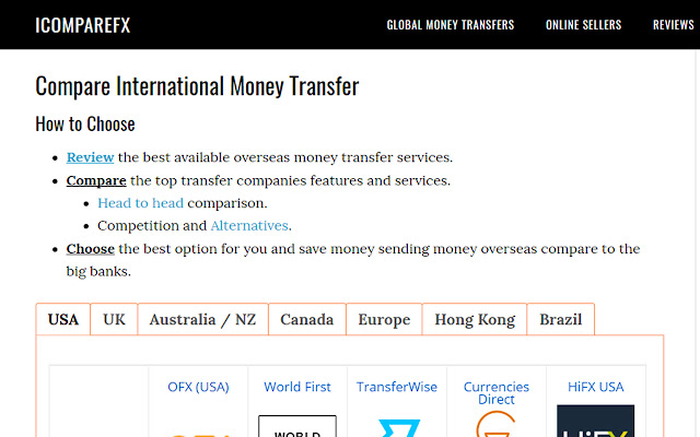 International Money Transfer Comparison from Chrome web store to be run with OffiDocs Chromium online International Money Transfer Comparison from Chrome web store to be run with OffiDocs Chromium online