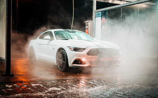 Introduction to the Ford Mustang with White Smoke on the Road from Chrome web store to be run with OffiDocs Chromium online Introduction to the Ford Mustang with White Smoke on the Road from Chrome web store to be run with OffiDocs Chromium online