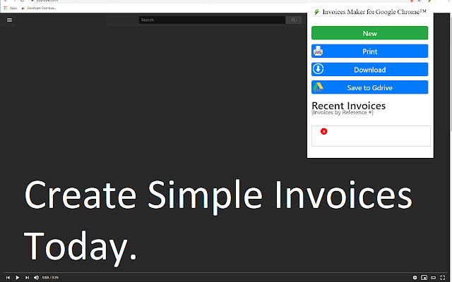 Invoices Maker for Google Chrome™ from Chrome web store to be run with OffiDocs Chromium online Invoices Maker for Google Chrome™ from Chrome web store to be run with OffiDocs Chromium online
