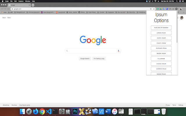 Ipsum Options from Chrome web store to be run with OffiDocs Chromium online Ipsum Options from Chrome web store to be run with OffiDocs Chromium online