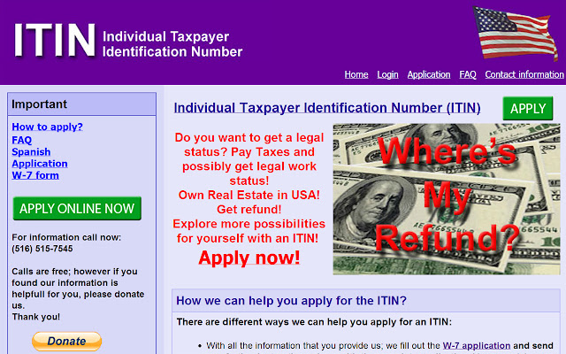 ITIN Online from Chrome web store to be run with OffiDocs Chromium online ITIN Online from Chrome web store to be run with OffiDocs Chromium online
