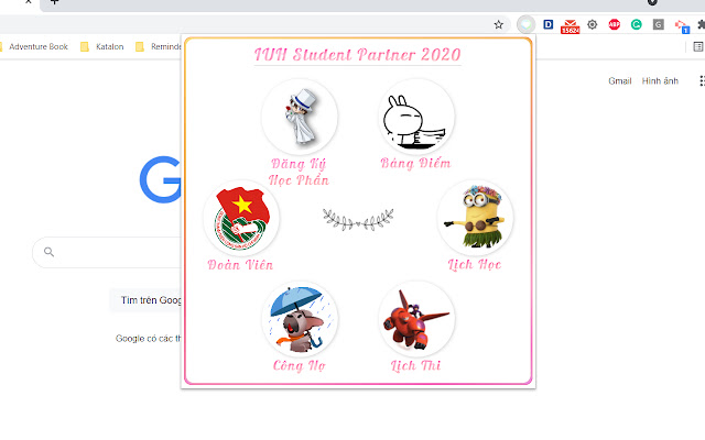 IUH Student Partner 2020 from Chrome web store to be run with OffiDocs Chromium online IUH Student Partner 2020 from Chrome web store to be run with OffiDocs Chromium online