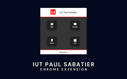 IUT Paul Sabatier Chrome Extension from Chrome web store to be run with OffiDocs Chromium online IUT Paul Sabatier Chrome Extension from Chrome web store to be run with OffiDocs Chromium online