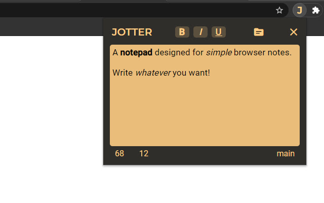 Jotter from Chrome web store to be run with OffiDocs Chromium online Jotter from Chrome web store to be run with OffiDocs Chromium online