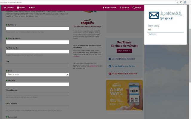 Junk Mail Be Gone from Chrome web store to be run with OffiDocs Chromium online Junk Mail Be Gone from Chrome web store to be run with OffiDocs Chromium online