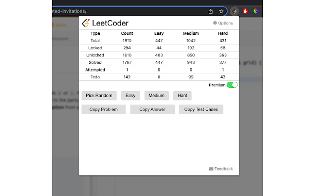 LeetCoder from Chrome web store to be run with OffiDocs Chromium online LeetCoder from Chrome web store to be run with OffiDocs Chromium online